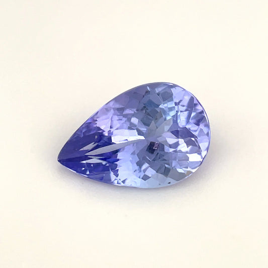 PG-1-38 Tanzanite 6.6 x 9.8 MM Pear 1.65cts