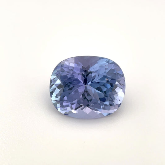 PG-1-59 Tanzanite 9.5 x 8.0 MM Cushion 3.09cts