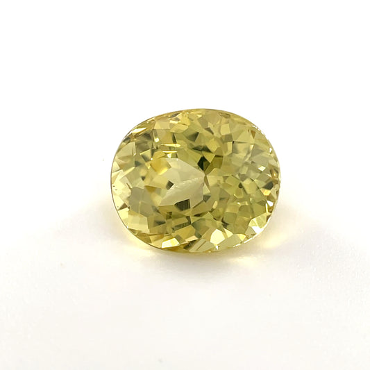 PG-116-29-MW Tunduru Chrysoberyl 7.9 x 9.3 MM Oval 3.44cts