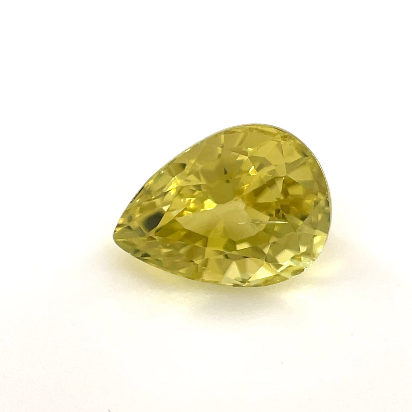 PG-116-68-MW Tunduru Chrysoberyl 6.7 x 9.1 MM Pear 2.53cts