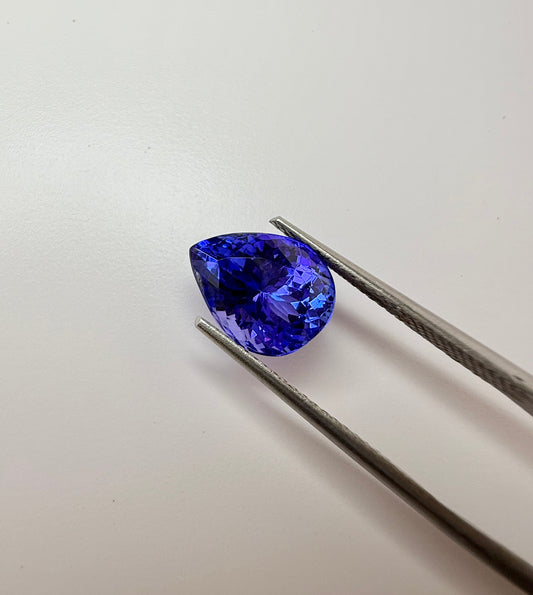 PG-140-10 Tanzanite 8.5 x 11 MM Pear 3.88cts