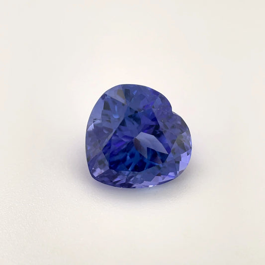 PG-243-120 Tanzanite 8.8 x 9.4 MM Heart 3.72cts