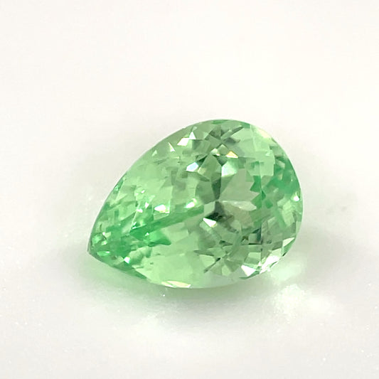 PG-273-1-1 Merelani Mint Garnet 5.4 x 7.2 MM Pear 1.04cts