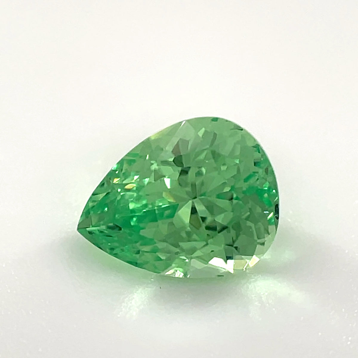 PG-292-21-1 Merelani Mint Garnet 5.7 x 7.3 MM Pear 1.29cts