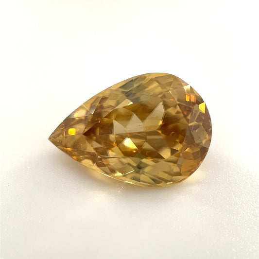PG-293-12-1 Tanzanian Zircon 9.2 x 13.2 MM Pear