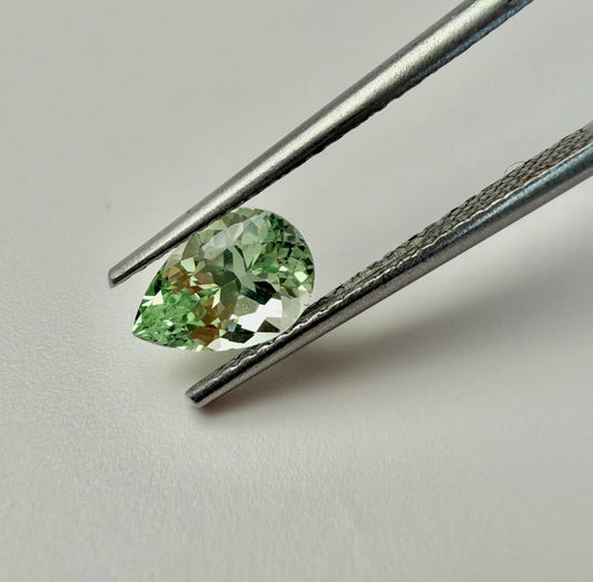 PG-294-11-2 Merelani Mint Garnet 5.2 x 7.6 MM Pear 1.12cts