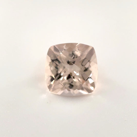 PG-306-6-SO Morganite 7 MM Sq Cushion 1.34cts