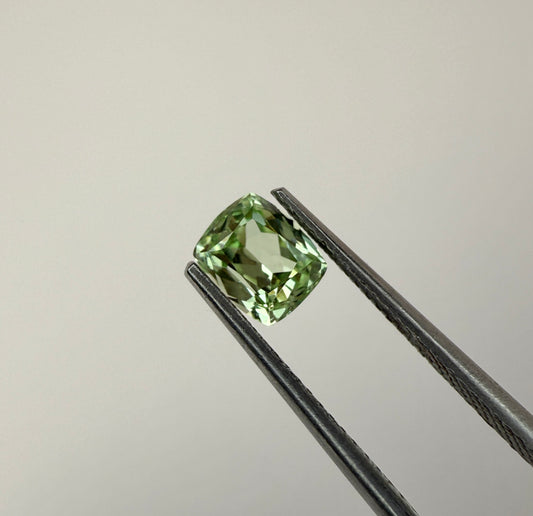 PG-311-76-2 Merelani Mint Garnet 5.5 x 6.4 MM Cushion 1.31cts