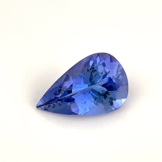 PG-R-M60 Tanzanite 6.7 x 8.8 MM Pear 1.08cts