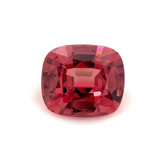 PG-T1003-1 Malaya Garnet 7.7 x 8.8 MM Cushion 2.8cts
