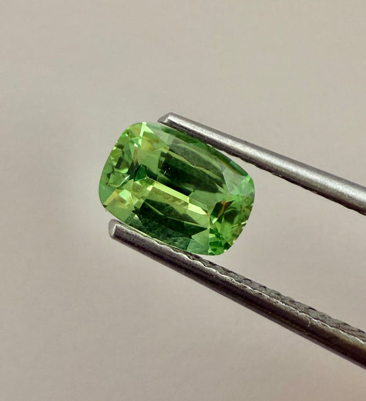 PG-T1004-27 Tsavorite 5 x 7.2 MM Cushion 0.98cts