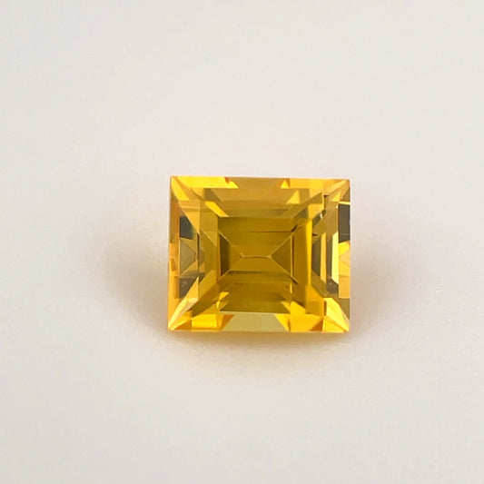 PG-YSABS-10 Yellow Sapphire 4.7 x 5.5 MM Baguette
