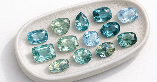 Montana Sapphire as a Palette Stone