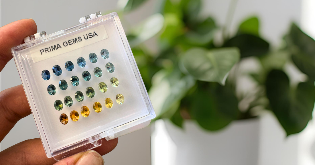 Exploring the art of color transitions in fine jewelry.