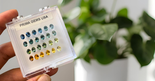 Exploring the art of color transitions in fine jewelry.