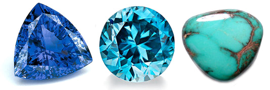 December in Color: Zircon, Tanzanite, and Turquoise