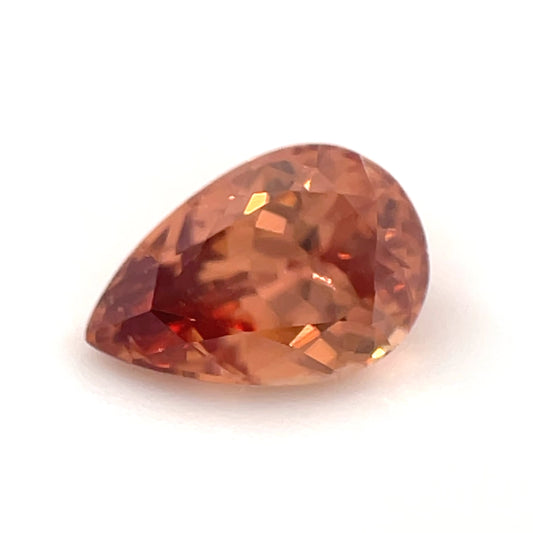 PG-10-15-30 Tanzanian Zircon 5.2 x 7.9 MM Pear 1.35cts