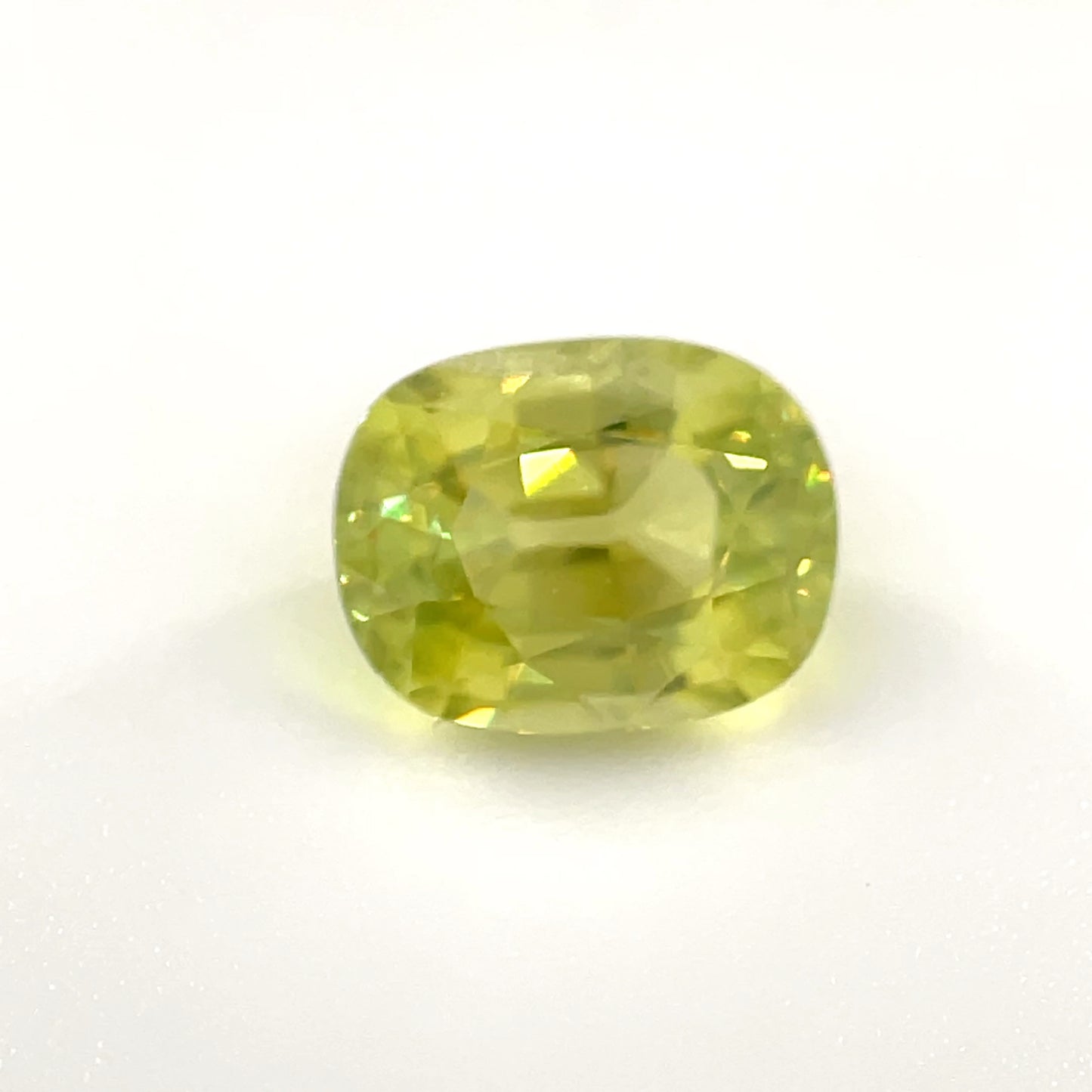 PG-116-134 Madagascar Sphene 5.8 x 7.4 MM Cushion 1.37cts