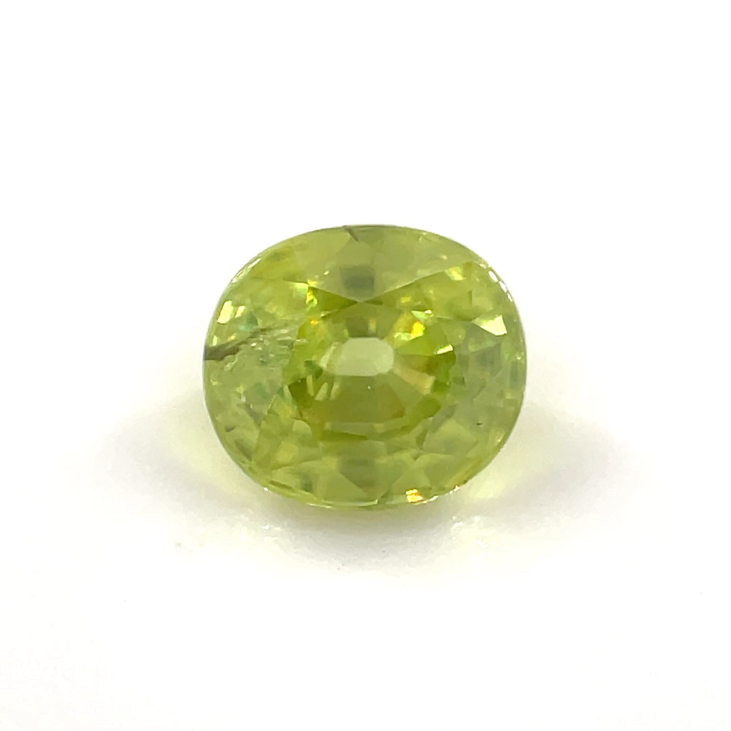 PG-116-84 Madagascar Sphene 6.0 x 6.8 MM Oval 1.39cts