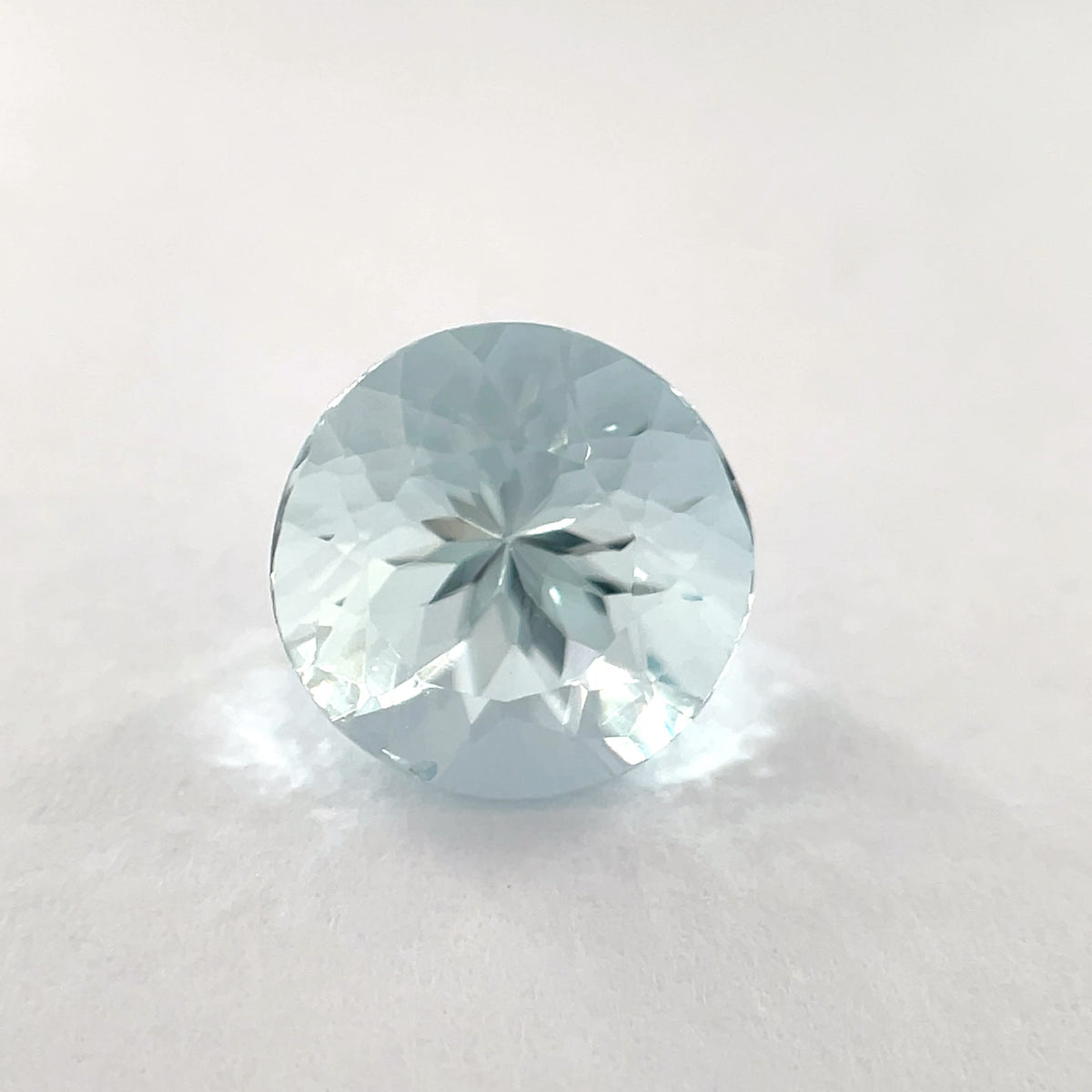 PG-117-7 Aquamarine 8.8 MM Round 2.42cts