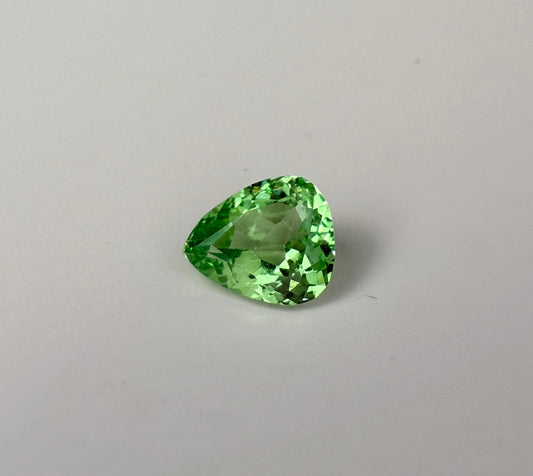 PG-124-53-1 Merelani Mint Garnet 7.1 x 8.8 MM Pear 1.55cts