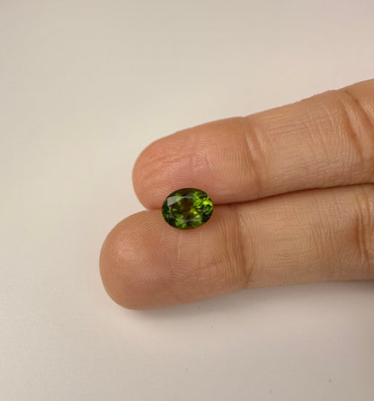 PG-124-8-MS Chrome Tourmaline 6.3 x 8.2 MM Oval 1.25cts