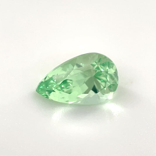 PG-139-9-1 Merelani Mint Garnet 4.8 x 7.7 MM Pear 1.01cts