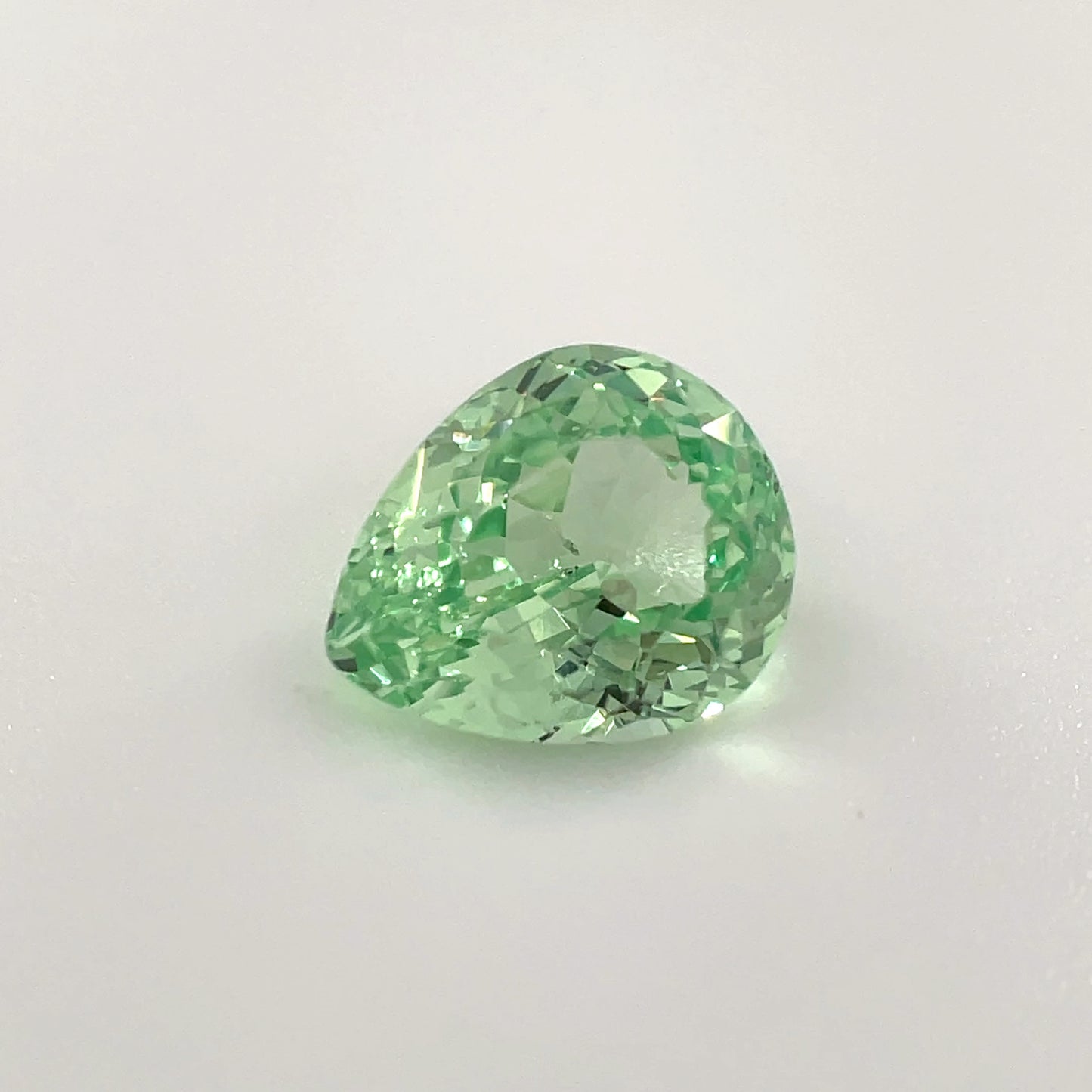 PG-148-75 Merelani Mint Garnet 6.8 x 8.3 MM Pear 1.85cts