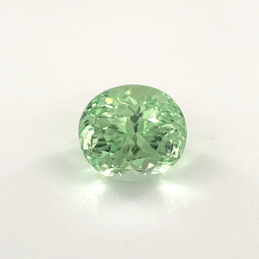 PG-150-33 Merelani Mint Garnet 5.3 x 5.9 MM Oval 1.08cts