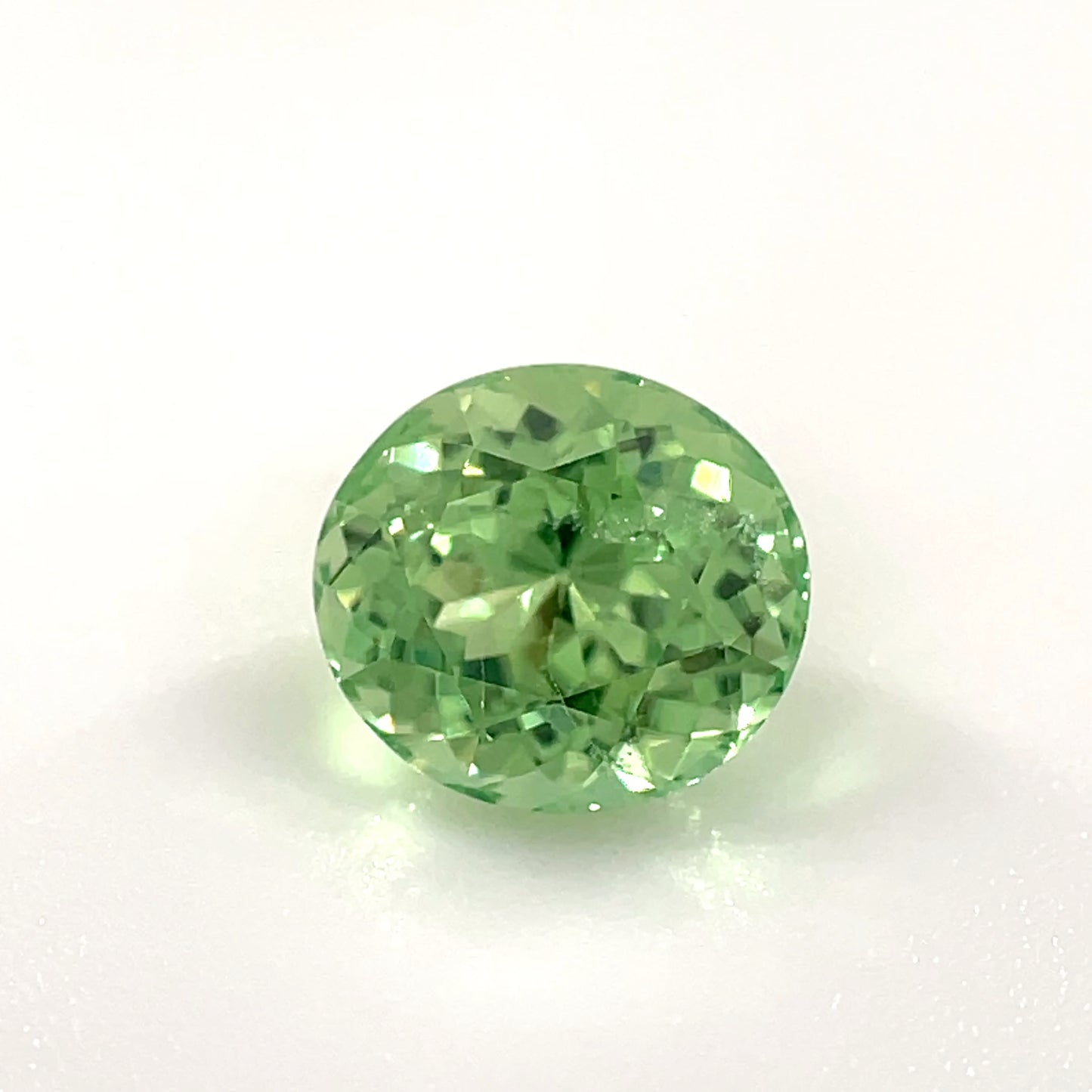PG-150-47 Merelani Mint Garnet 6.1 x 6.8 MM Oval 1.16cts