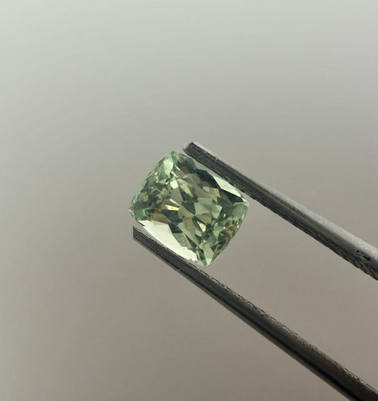 PG-151-1 Merelani Mint Garnet 5.4 x 6.5 MM Cushion 1.33cts