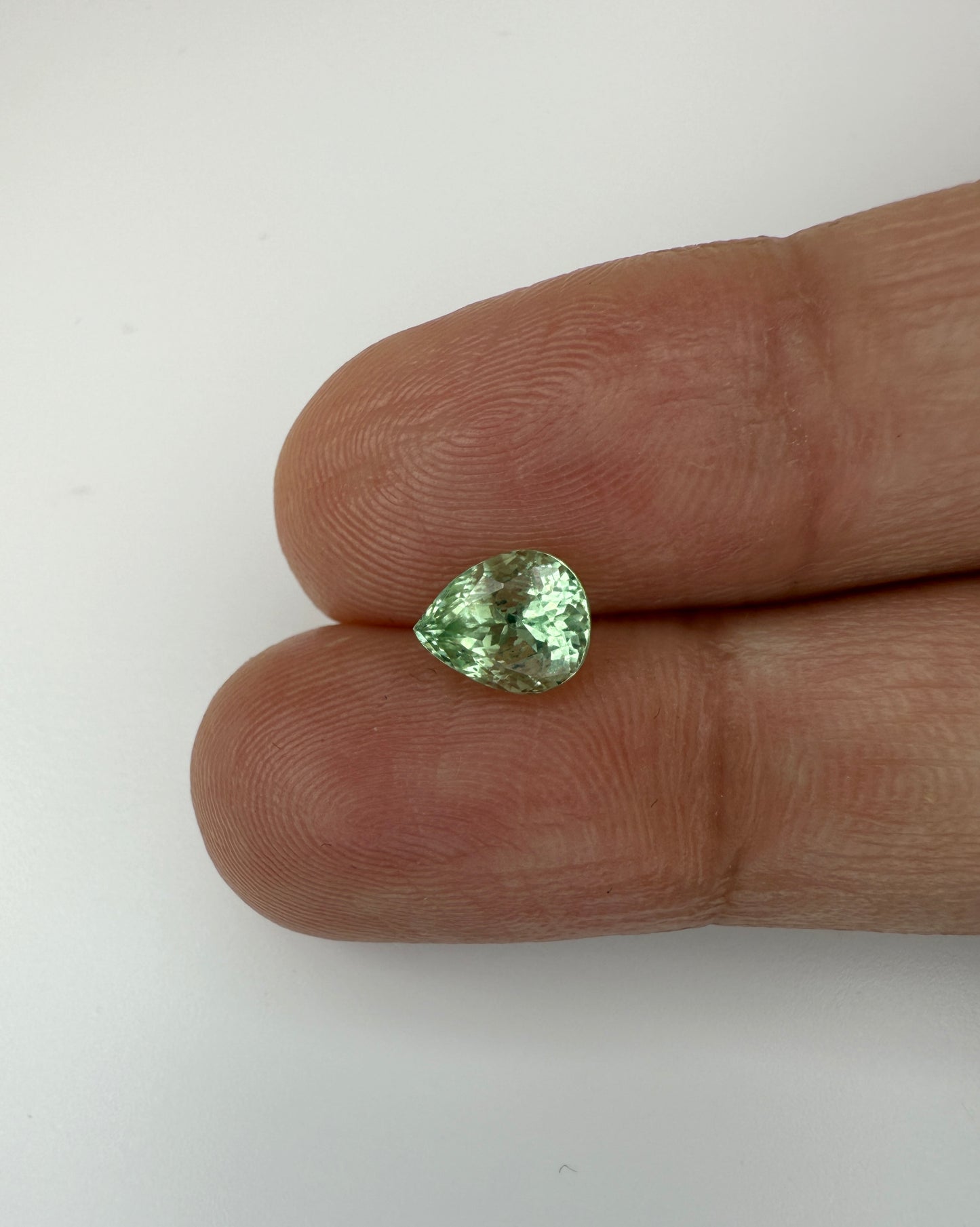 PG-152-28-1 Merelani Mint Garnet 5.5 x 7 MM Pear 1.08cts