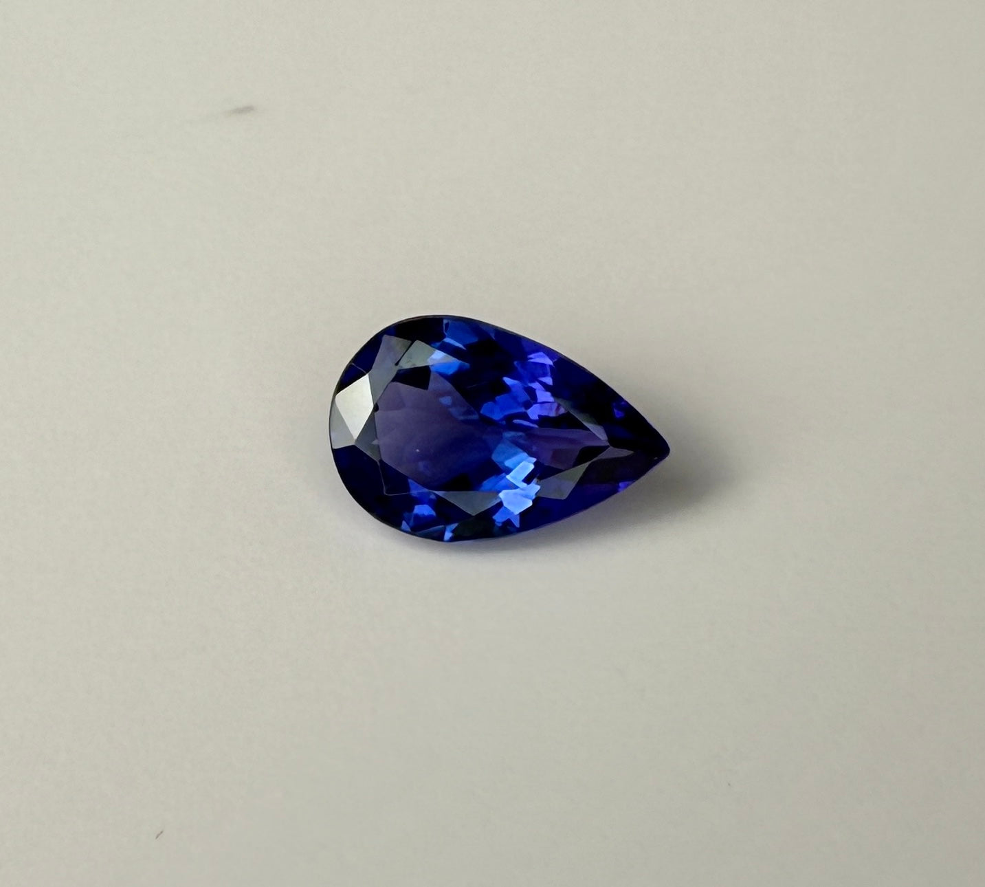 PG-153-37 Tanzanite 7 x 10.9 MM Pear 2.07cts