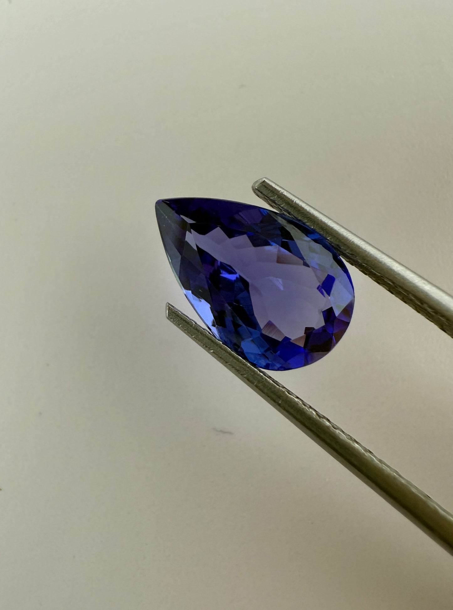 PG-153-37 Tanzanite 7 x 10.9 MM Pear 2.07cts