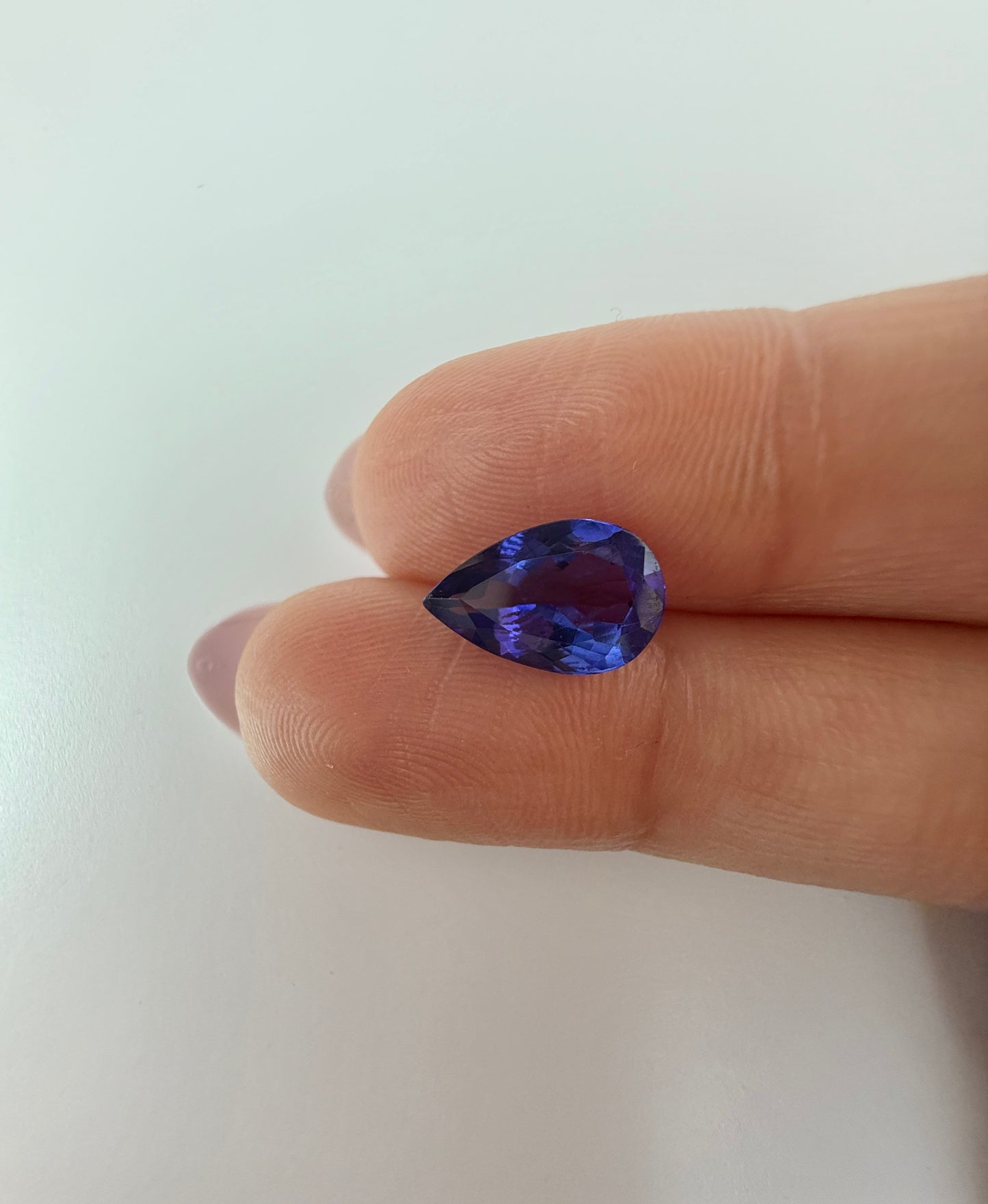 PG-153-37 Tanzanite 7 x 10.9 MM Pear 2.07cts