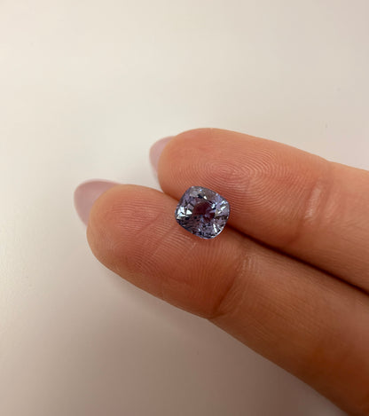 PG-16-85 Tanzanite 6.1 x 6.7 MM Cushion 1.66cts