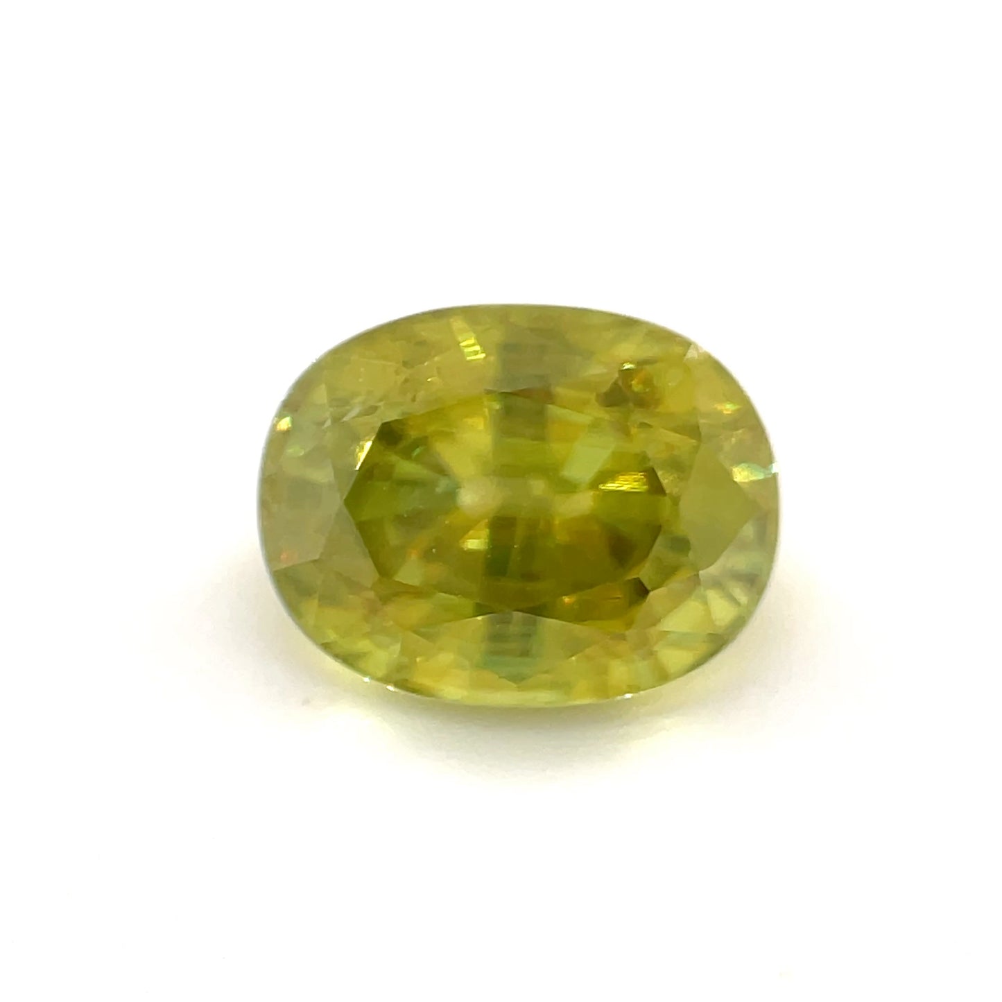 PG-169-101-EO Sphene 7.5 x 9.7 MM Oval 3.23cts