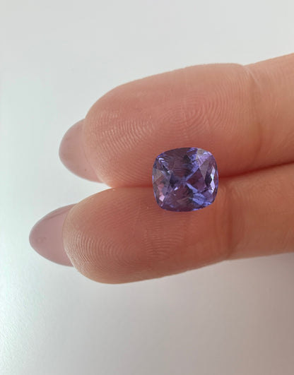 PG-172-43-1 Tanzanite 7.2 x 7.7 MM Cushion 2.24cts