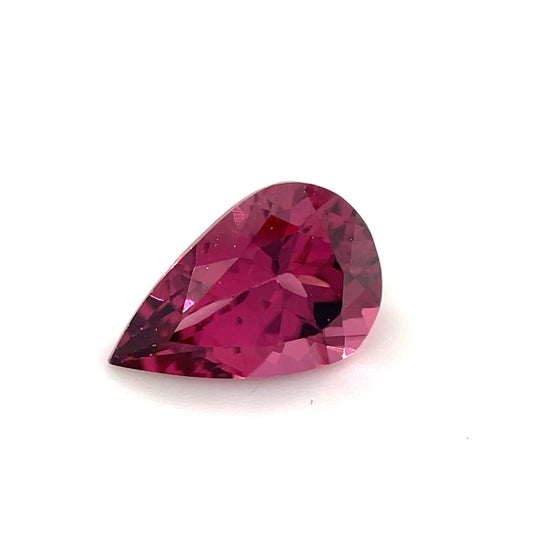 PG-179-61 Rhodolite Garnet 6 x 8.9 MM Pear 1.46cts
