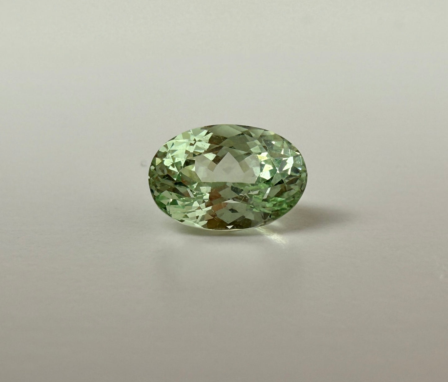 PG-204-21 Merelani Mint Garnet 5.1 x 7.4 MM Oval 1.24cts