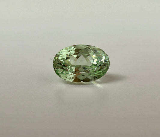 PG-204-21 Merelani Mint Garnet 5.1 x 7.4 MM Oval 1.24cts