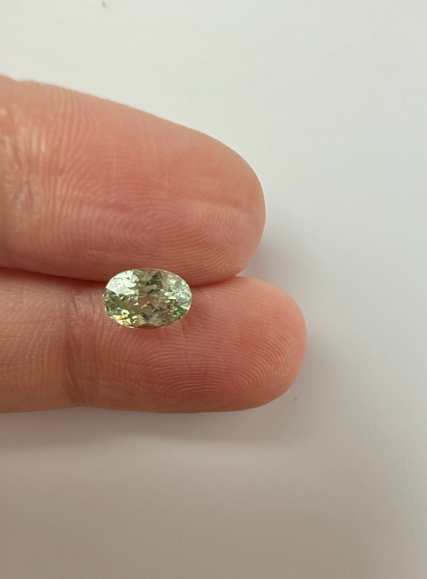 PG-204-21 Merelani Mint Garnet 5.1 x 7.4 MM Oval 1.24cts