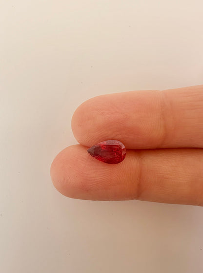 PG-209-2-1 Mahenge Spinel 5.7 x 9.2 MM Pear 1.62cts