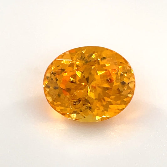PG-224-10-2 Spessartite 7.1 x 7.9 MM Oval 1.33cts