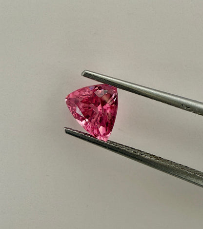 PG-23-23-50 Mahenge Spinel 6.3 MM Trilliant 1.34cts
