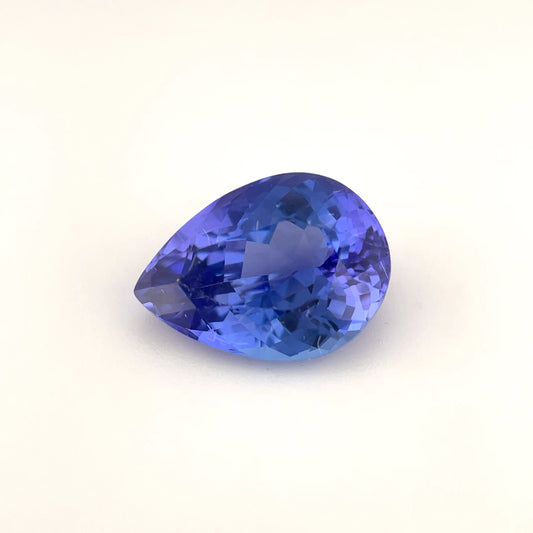 PG-243-116-1 Tanzanite 8.4 x 11.7 MM Pear 4.06cts
