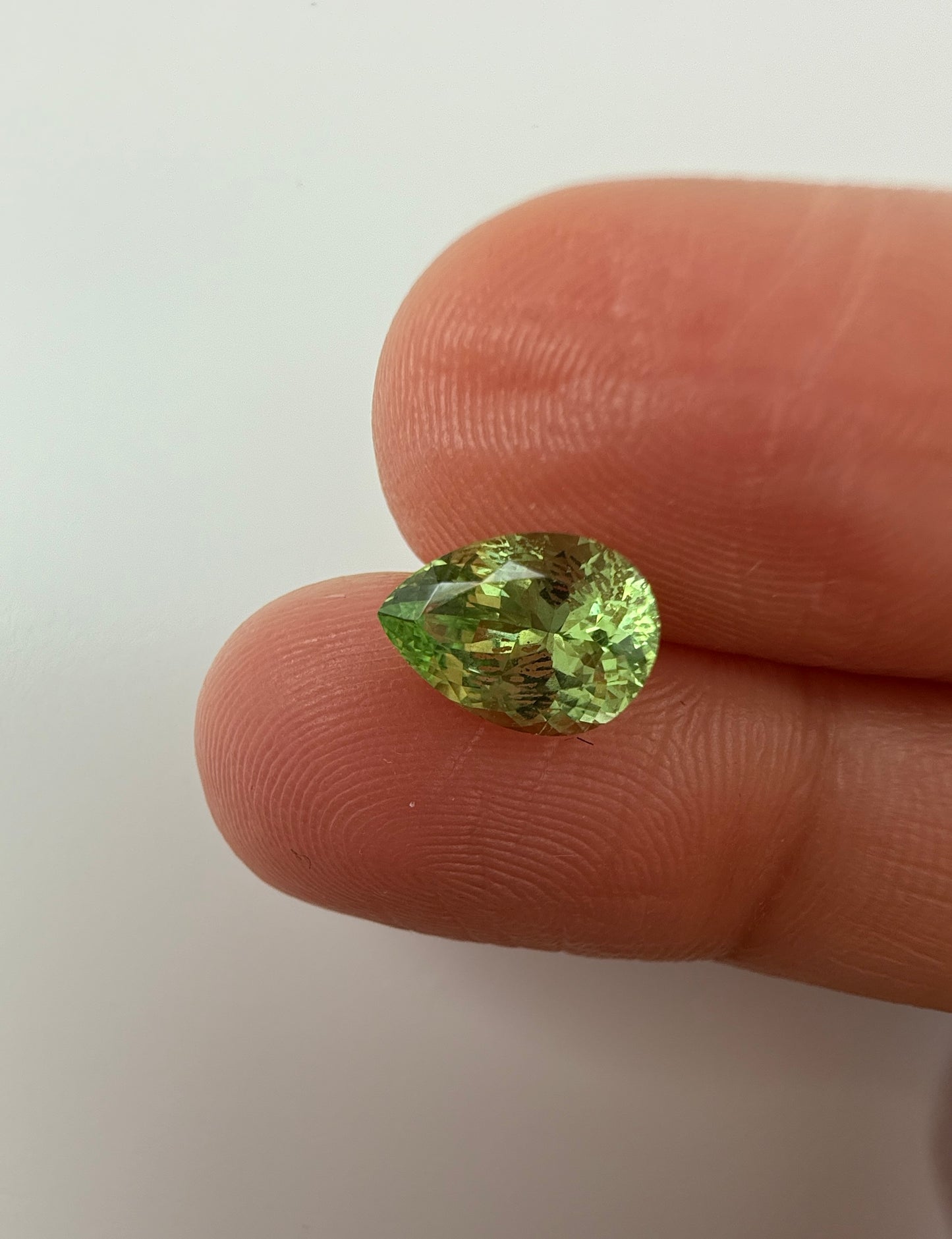 PG-246-46-1 Merelani Mint Garnet 6.3 x 8.8 MM Pear 1.75cts