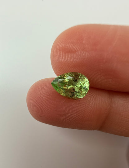 PG-246-46-1 Merelani Mint Garnet 6.3 x 8.8 MM Pear 1.75cts