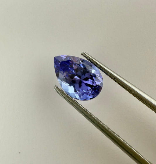 PG-254-12-2 Tanzanite 6.7 x 9.7 MM Pear 2.03cts