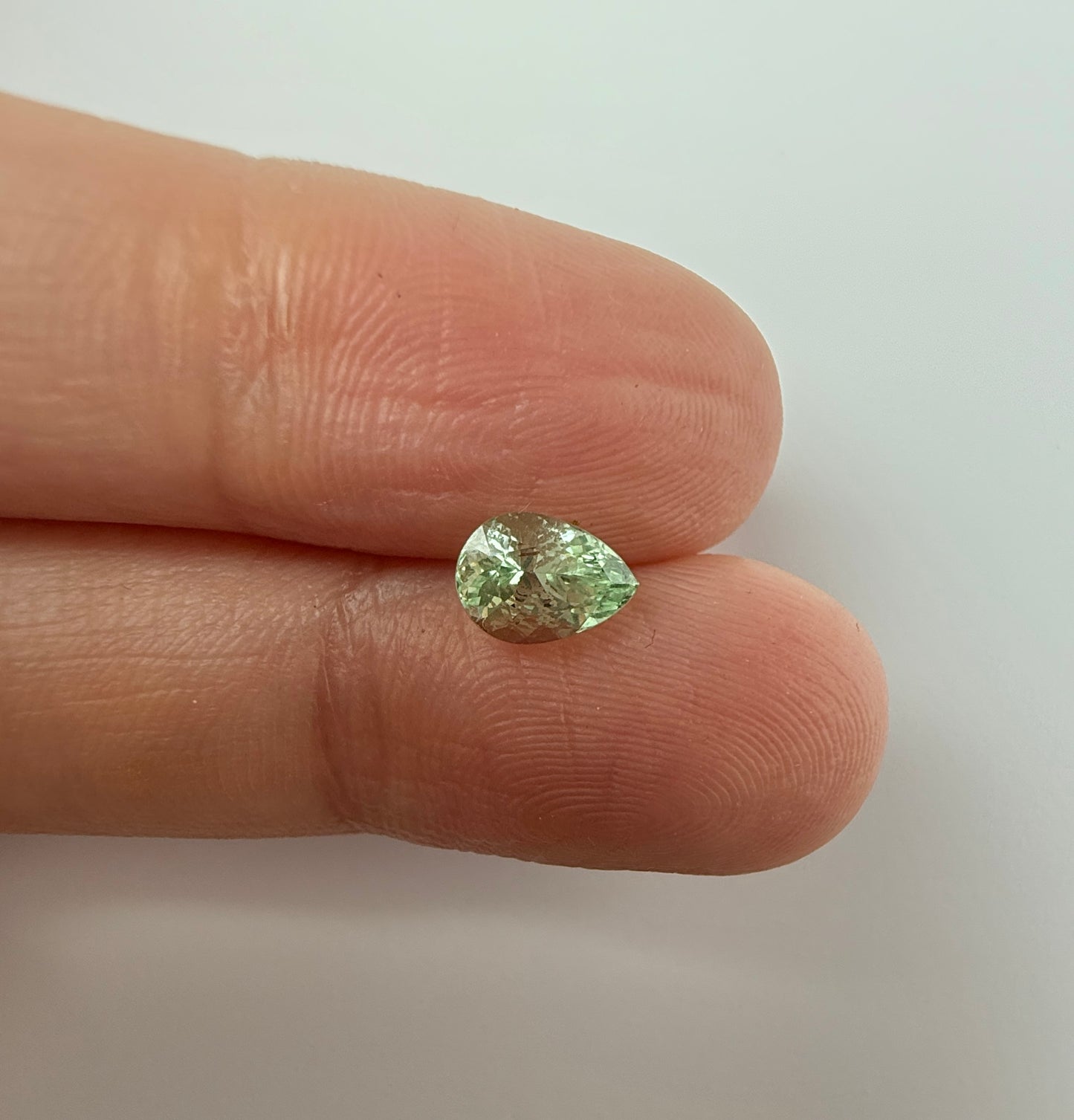 PG-263-6-1 Merelani Mint Garnet 5.1 x 7 MM Pear 1.01cts
